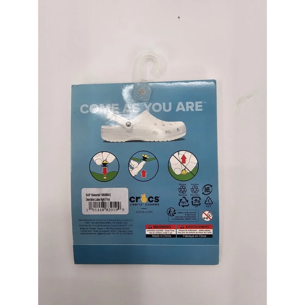 Crocs Uniquely You Cheers Jibbitz Bottle Opener & Crocs Jibbitz 5-Pack Weekends‎
